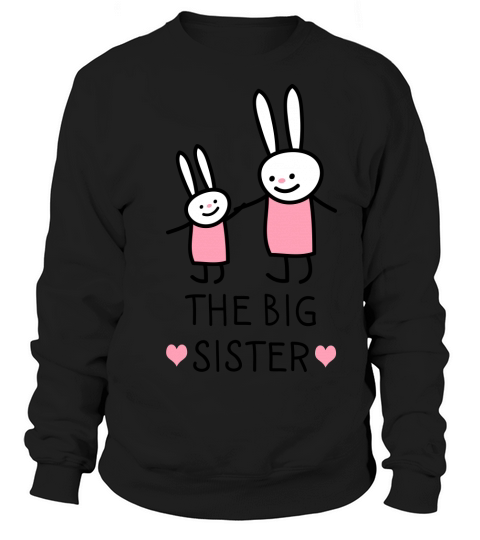 The big Sister Rabbits Women's Sweatshirt