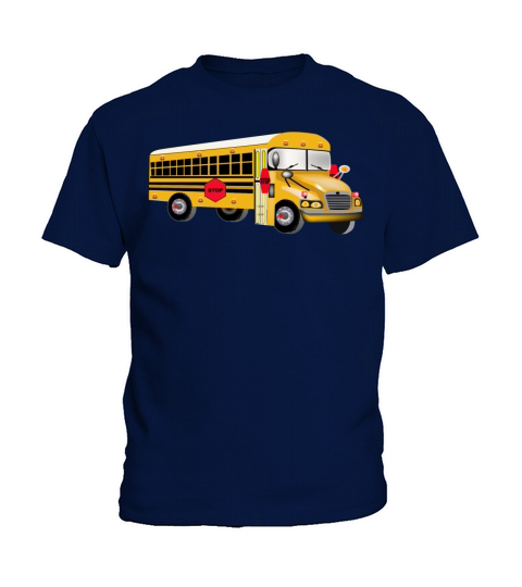 Personalized Love Yellow School Bus Driver T-shir Kids T-Shirt