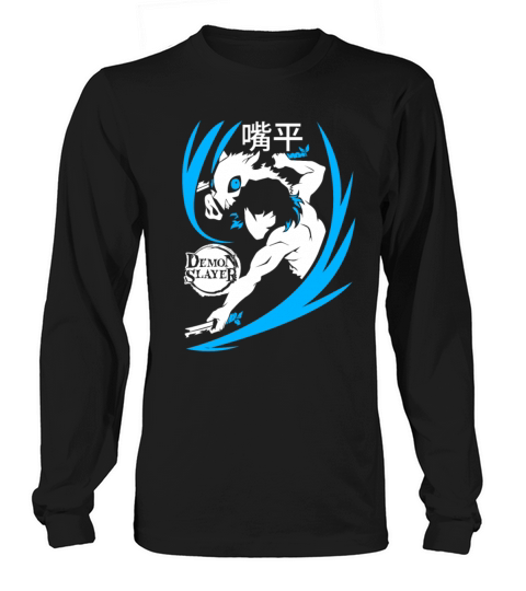 Inosuke Hashibira Demon Slayer Kimetsu No Yaiba Men's Long Sleeve