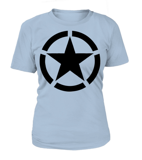 Broken Ring White Star National Symbol Women's T-Shirt