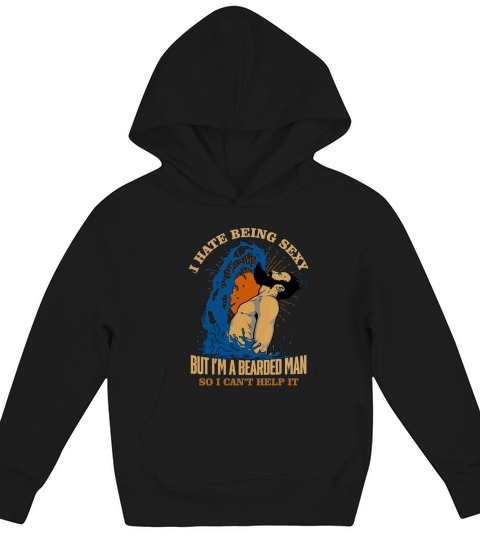 Beards Im A Bearded Man Kids Hoodie