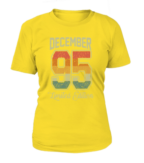 Vintage 80s December 1995 25th Birthday Gift Idea Women's T-Shirt