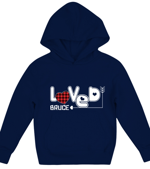 Love Bruce Classic Valentines Day Kids Hoodie