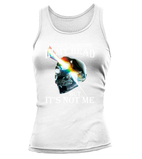 Theres Someone In My Head But Its Not Me Skull Pink Floyd Lgbt Women's Tank Top