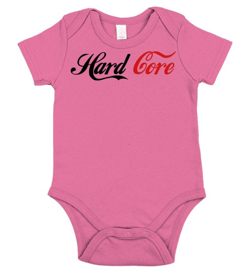 Hard Core Short Sleeve Baby One-Piece
