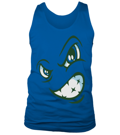 Cartoon eyes and smile Men's Tank Top
