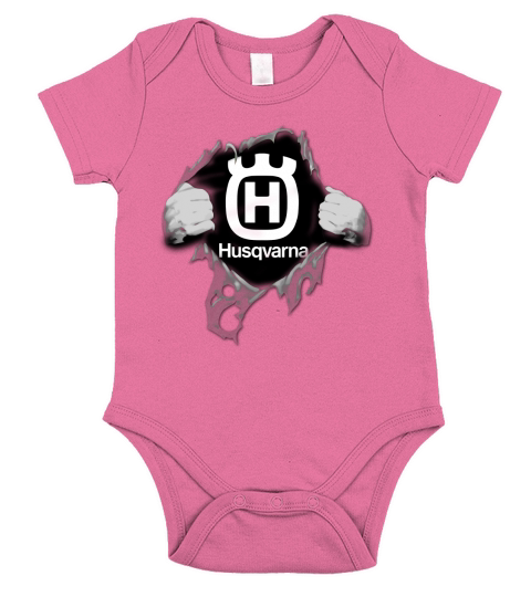 HUSQVARNA - Sweat Shirt Short Sleeve Baby One-Piece