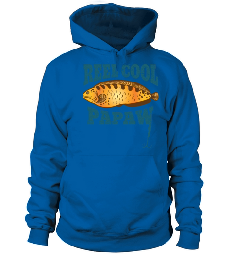 Reel Cool Papaw Funny Fishing design Women's Hoodie