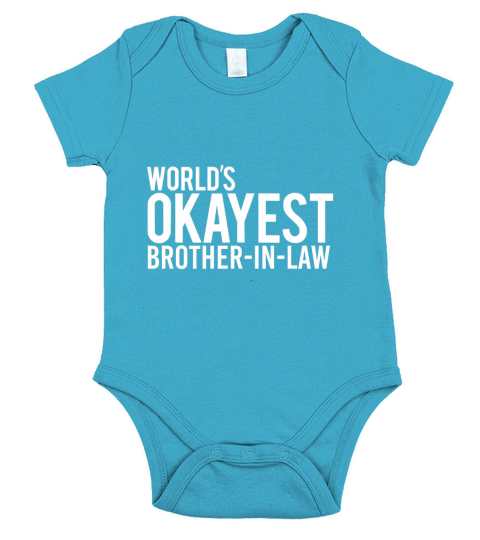Worlds Okayest Brother in law Short Sleeve Baby One-Piece