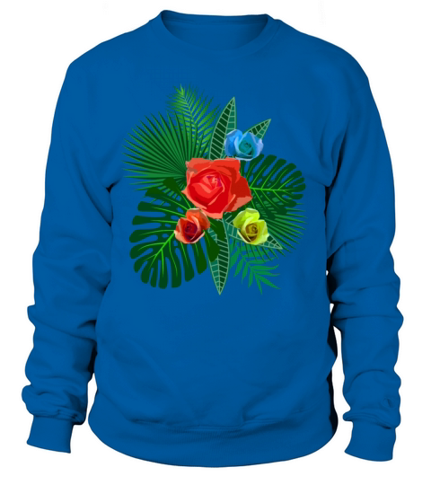 leaves tropical cool beautiful gift idea Women's Sweatshirt