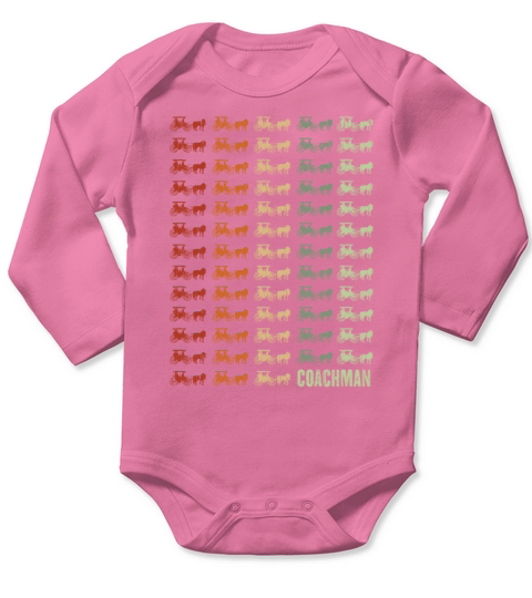 Coachman carriage horse Long Sleeve Baby One-Piece