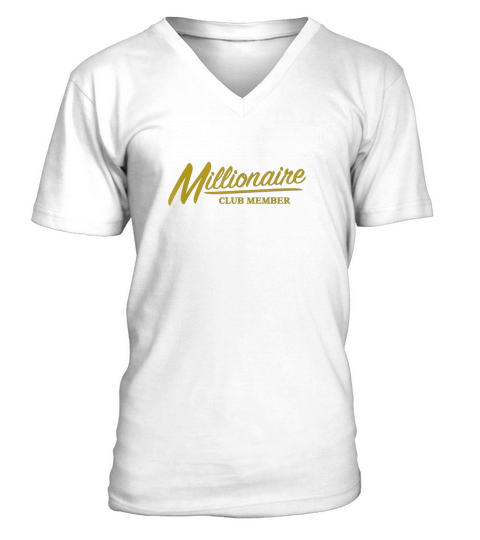 Millionaire Club Member Entrepreneur V-Neck T-shirt