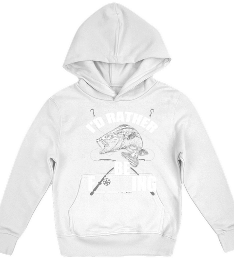 I’d Rather Be Fishing Shirt Kids Hoodie