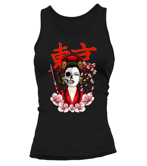 The Skeleton Geisha Japan Women's Tank Top