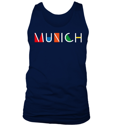 Munich German Europe Art Design Men's Tank Top
