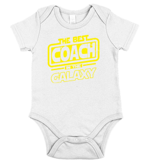 The Best Coach In The Galaxy Short Sleeve Baby One-Piece