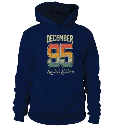 Vintage 80s December 1995 25th Birthday Gift Idea Women's Hoodie
