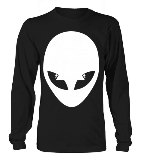 Alien Head Extraterrestrial Ufo Space Gift Men's Long Sleeve