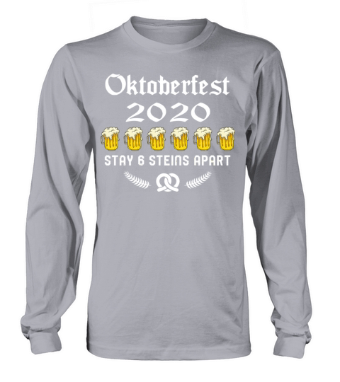 Oktoberfest 2020 6 Stein Apart Beer October Men's Long Sleeve