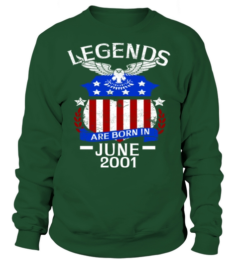 Legends Are Born In June 2001 Women's Sweatshirt