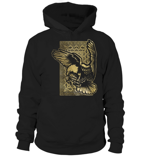 Vintage gold Eagle Women's Hoodie