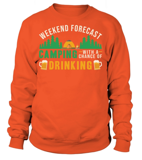 Weekend Forecast Camping With A Women's Sweatshirt