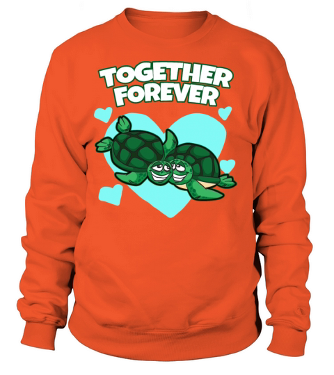Together Forever Turtle Tag Team Women's Sweatshirt