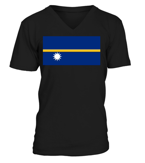 Nauru Men's V-Neck T-shirt