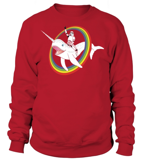 Narwhal Rainbow Stormtrooper Women's Sweatshirt