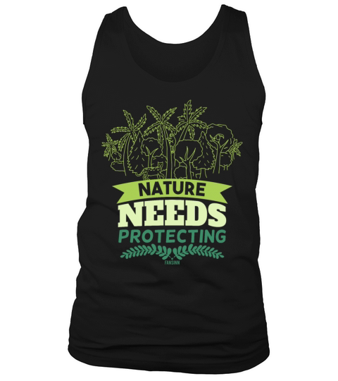 Nature Needs Protecting Men's Tank Top