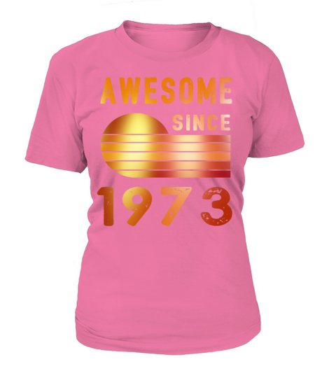1973 Birthday Retro Vintage Gift Women's T-Shirt