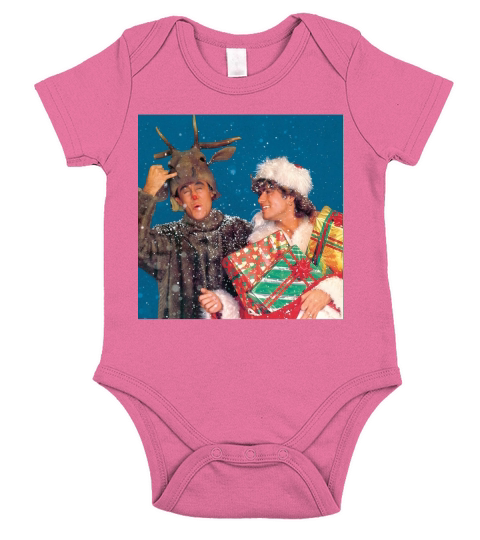 George Michael Last Christmas WHAM shirt Short Sleeve Baby One-Piece