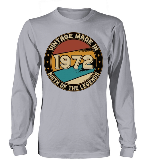 Cool Birthday Original 1972 50th birthday Men's Long Sleeve