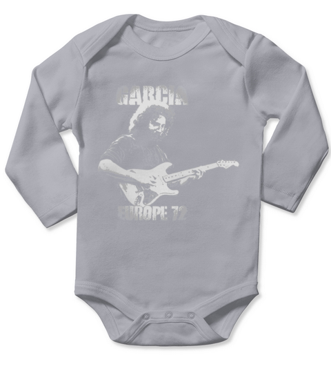 Jerry Garcia Europe 72 Long Sleeve Baby One-Piece