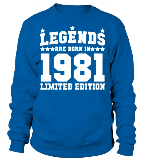 1981 40th birthday present Women's Sweatshirt