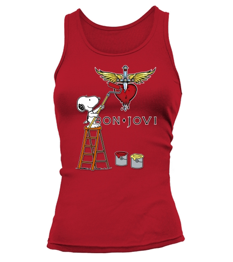 Snoopy Bon Jovi Tank top Woman