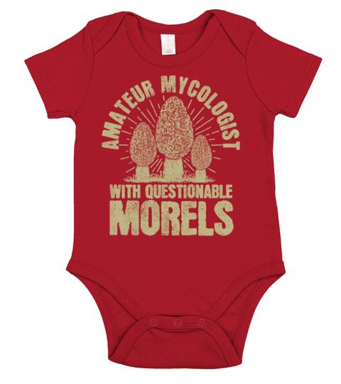 Morel Mushroom Hunting Short Sleeve Baby One-Piece