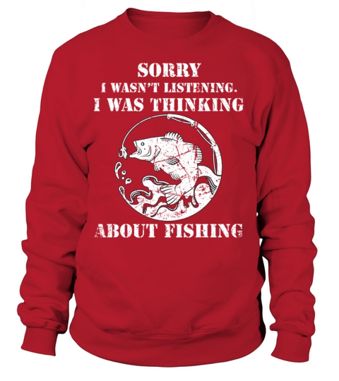 Funny Fishing Lover Father Grandfather Sorry I Women's Sweatshirt