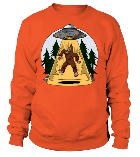 Bigfoot Alien Abduction Women's Sweatshirt