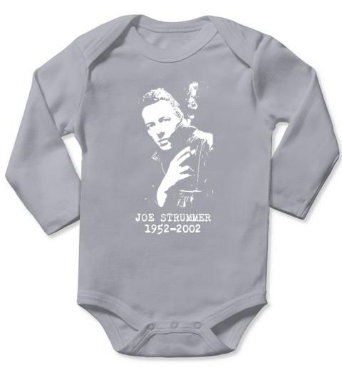 Joe Strummer Tribute Long Sleeve Baby One-Piece