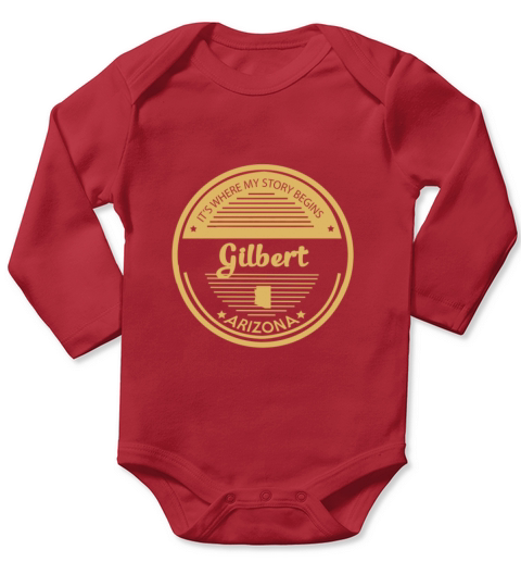 Gilbert - Its where my story begins t-shirt Long Sleeve Baby One-Piece