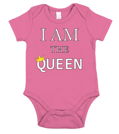 I am the queen Short Sleeve Baby One-Piece