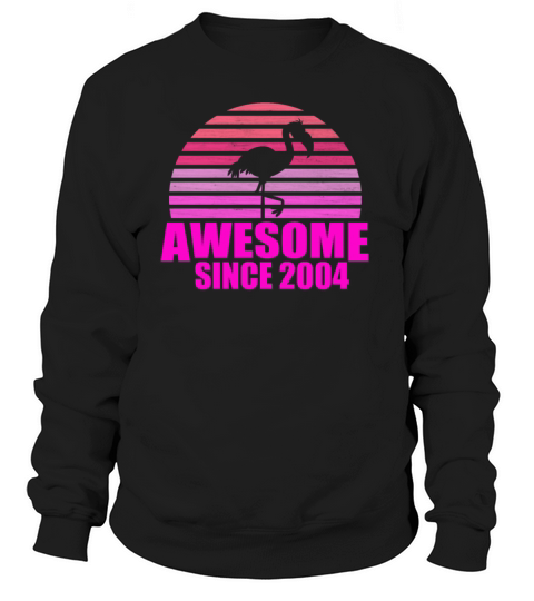 Flamingo 15th Birthday Gift 2004 Women's Sweatshirt