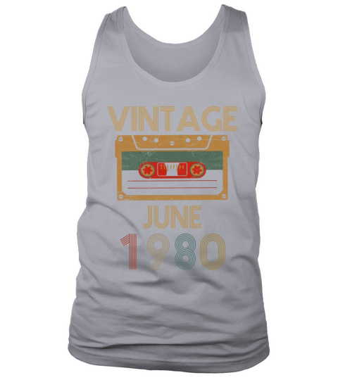 Vintage June 1980 Tank Top Unisex