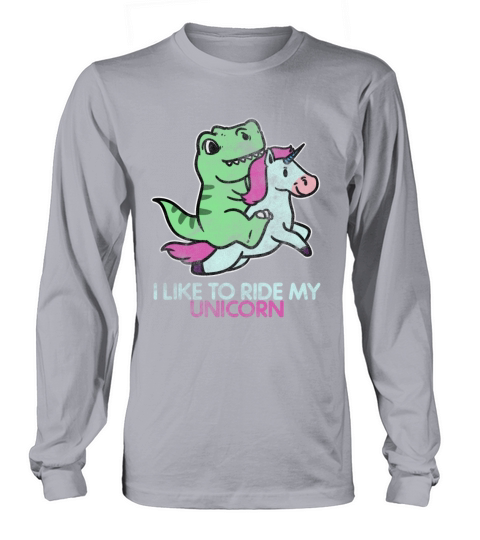 Dinosaur unicorn Men's Long Sleeve