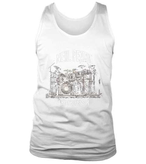 Anna Press Neil Peart The Professor  The Drummer Black Tank Top Unisex