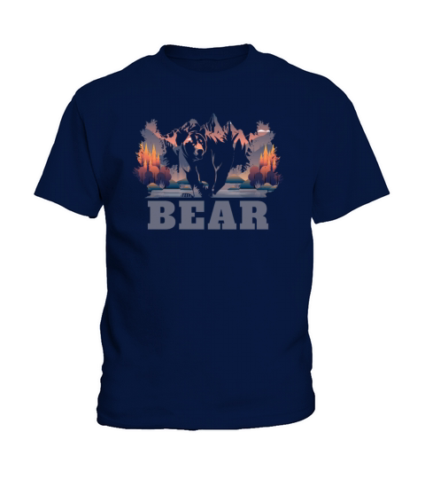 Grizzly Brown Bear Kids T-Shirt