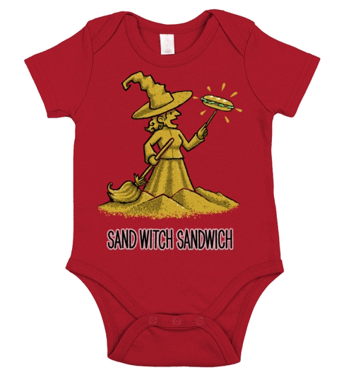 Sand Witch Sandwich V2 Short Sleeve Baby One-Piece