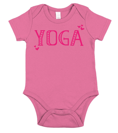 Yoga gift for women fitness gym relaxation Short Sleeve Baby One-Piece