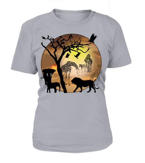Safari African Jungle Wild Animals t-shirts Women's T-Shirt